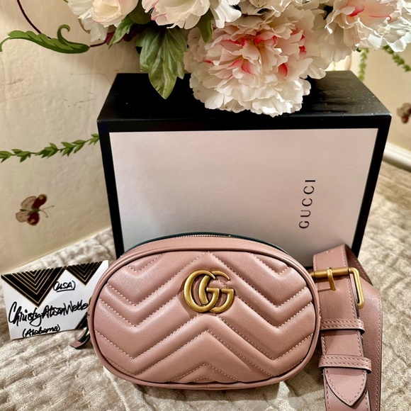 GUCCI SALE‼️Reduced $680‼️Marmont Collection Waist Bag / Crossbody / Clutch - Picture 1 of 10